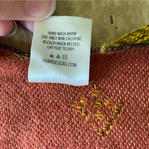 Western Boutique Fringe Bottom Tribal Print Oversized Sweater Kimono P - Picture 6 of 10